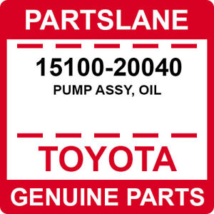 Toyota Lexus RX300 ES300 1MZFE 3.0L 1MZ OEM Genuine Engine Oil Pump 15100-20040