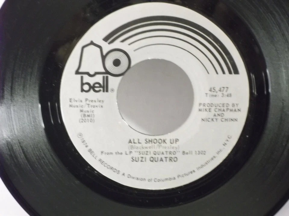 Suzy Quatro,Bell 477,"All Shook Up",US,7" 45, 1976 Punk rock classic,Mint Foto 1 de 2