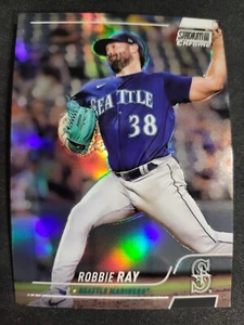 2022 Topps Stadium Club Chrome Robbie Ray REFRACTOR card #10 Mariners - Picture 1 of 2