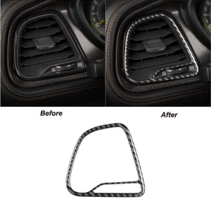 For Dodge Challenger Carbon Fiber Driver Side Air Vent Outlet Cover Trim - Picture 1 of 6
