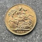 1911 C Canada Sovereign Gold Coin - Attractive