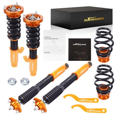 Kit de bobinas reductoras para BMW 320i 2001 2002 2003 2004 2005 amortiguador puntal y resorte Foto 1 de 4