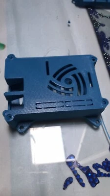 Ufficiale Raspberry Pi 3 Custodia Case Blu Official Case - Immagine 1 di 3