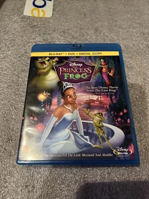 The Princess and the Frog (Blu-ray/DVD, 2010, 3-Disc Set) Great Set - Image 1 of 4