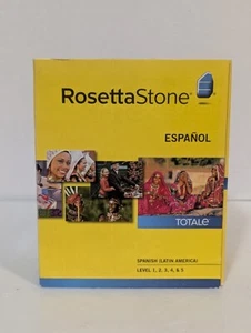 Rosetta Stone ESPANOL TOTALE Version 4 Level 1-5 Audio Disks 4 Units/Lev #30904 - Picture 1 of 9
