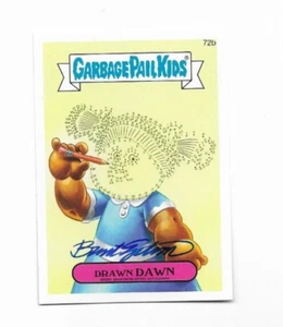 2014 Garbage Pail Kids Serie 2 Autogramm Brent Engstrom 72b Drawn Dawn - Bild 1 von 1