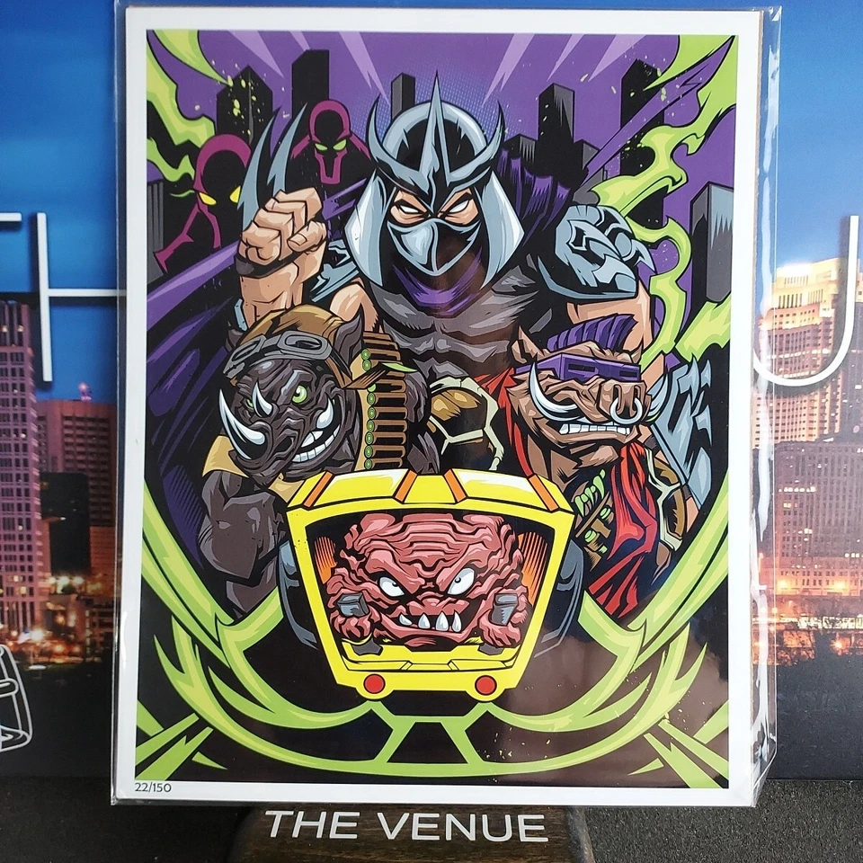 Teenage Mutant Ninja Turtles TMNT The BAM! Impresión artística Box Geek VARIANT 22/150 Foto 1 de 1