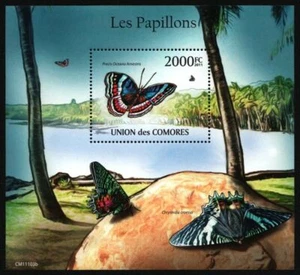 Comoras 2011 - Mi-Nr. Bloque 618 ** - MNH - Mariposas / Mariposas - Imagen 1 de 1