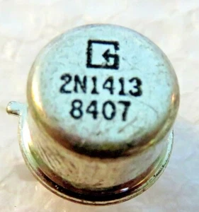 2N1413 GE GERANIUIM TRANSISTOR 35V 0.2W PNP NNB - Picture 1 of 2