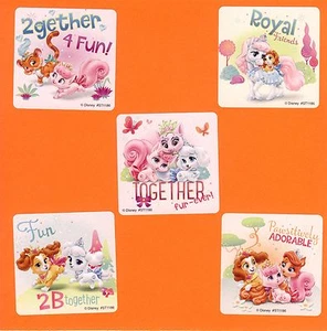 15 Disney Palace Pets Friendship - Large Stickers - Beauty, Pumpkin, Treasure - Picture 1 of 1