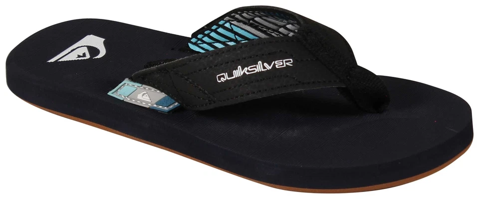 Sandalia Quiksilver Carver Switch para niño - negra/negra/marrón - nueva Foto 1 de 1