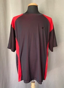 STARTER SHIRT Sporting Athletic Wear Striped Black with Red Under Tint Men's XL - Picture 1 of 4
