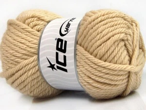 4-Skein Lot Atlas Superbulky Yarn Acrylic 4x100g/65m Cafe Latte - Picture 1 of 4