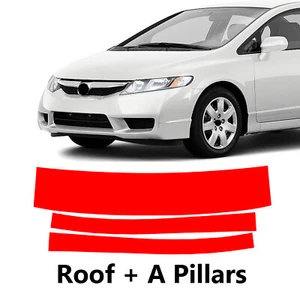 Roof+A Pillars PreCut Paint Protection Film For HONDA CIVIC BASE 2006-2011 - Picture 1 of 6