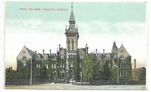 Toronto Ontario Postcard Knox College Unused - Picture 1 of 2