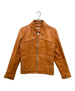 Chaqueta de cuero individual para hombre AVIREX marrón con cremallera talla M talla S de Estados Unidos - Imagen 1 de 10