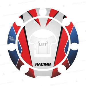 Resin sticker compatible with TANK CAP 7 bolt motorcycle Honda - Picture 1 of 2