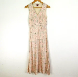 Maxi abito Monsoon rosa pallido taglia 10 seta - Foto 1 di 5