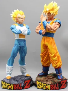 Pack 2 Grandes Statues Dragon Ball VEGETA + SON GOKU Super Saiyan 32 CM - Imagen 1 de 14