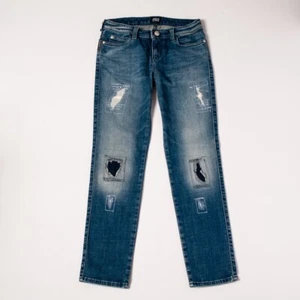  BLUE JEANS PANTS (SIZE: 10A/12A/14A/16A) "ARMANI JUNIOR" 6Y3J22 3D0AZ (-50%) - Picture 1 of 2