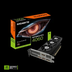 Gigabyte GeForce RTX 4060 OC Low Profile 8G Graphics Card - Picture 1 of 4