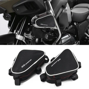 2x Motorradrahmen Sturzbügel Tasche Wasserdicht für BMW R1200GS LC Adventure - Picture 1 of 6