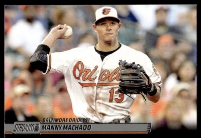 2014 Stadium Club Baseball Manny Machado Baltimore Orioles #52 - Image 1 of 2