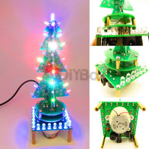 2/3/7Color Rotating Colorful Music Christmas Tree LED Water Lamp+Breathing Light