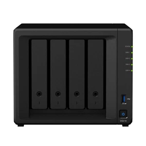 Synology DS418 Diskstation 4-bay NAS w/1.4GHz Quad Core 2GB RAM, 2xGigabit, ~E~ - Bild 1 von 1