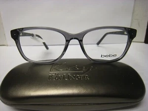 NUEVO BEBE BB 4163 Monturas de Gafas de Cristal Gris 55-17-135-38V con Estuche Genérico - Imagen 1 de 7