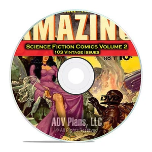 Science Fiction Comics, Vol 2, Outer Space, Amazing Golden Age Comics DVD - Picture 1 of 12