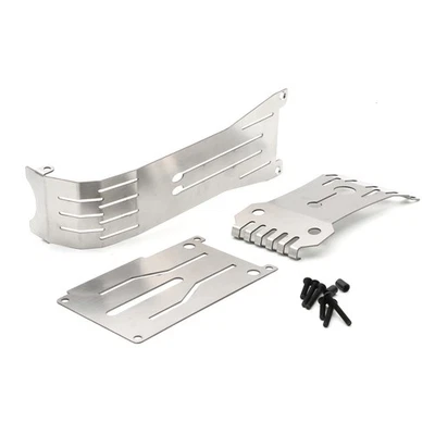 Stainless Steel Chassis Guard Plate Kit for Tamiya 1/10 Hotshot II 4WD RC Parts - Image 1 of 4