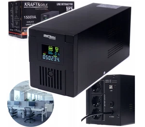Zasilanie Bezprzerwowy system UPS Zasilanie awaryjne 1500VA LCD UPS - Zdjęcie 1 z 7