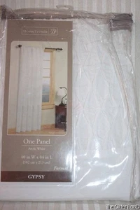 Tenda formale bianco artico zingaro Home Trends pannello shabby cottage chic B13 - Foto 1 di 1