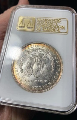 1904 O MORGAN DOLLAR VERY PQ* OLD NGC MS64 RARE GEN 3  HOLDER - Image 1 of 4