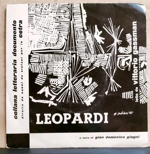 33 EP  Vittorio Gassmann Leopardi la sera del di di festa la quiete dopo tempest - Foto 1 di 5