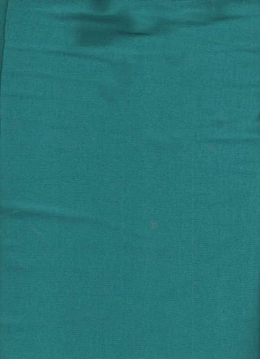 fabric 1 yard ribbing #225 cotton polyester 58" wide teal blue - Image 1 of 4
