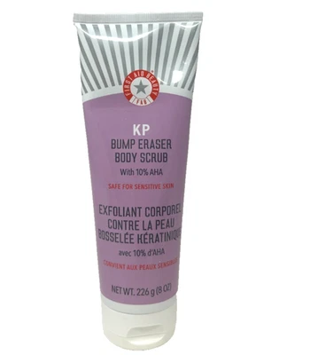 FIRST AID BEAUTY KP Bump Eraser Body Scrub With 10% AHA For Sensitive Skin, 8 oz - Image 1 of 2