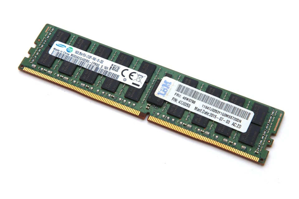 IBM/Lenovo 16GB 2Rx4 PC4-2133P-R DDR4 Registered Server RAM - 46W0798 - Image 1 of 1