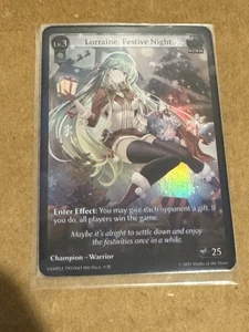 Grand Archive TCG - Lorena Festive Night Foil Holiday Promo Kickstarter sigillato - Foto 1 di 3