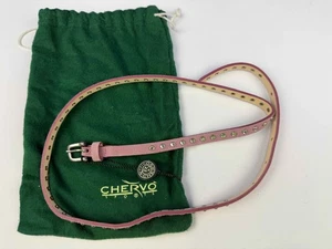 Chervo Golf edler Damen Leder Gürtel Belt Waistband Ulight rose 744 Gr.36 - Picture 1 of 1