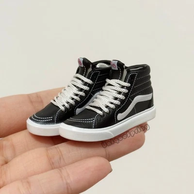 Action Figure Accessories Sneakers 1/6 Scale Black Skateboard Shoes 12'' Doll - Image 1 of 4