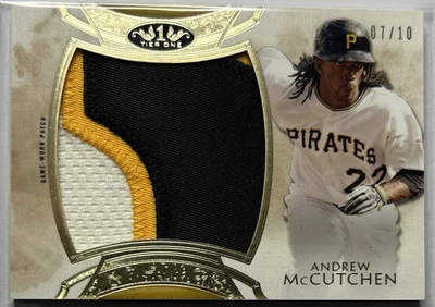 2014 Topps Tier One Andrew McCutchen Prodigious Patch /10 - Image 1 of 2