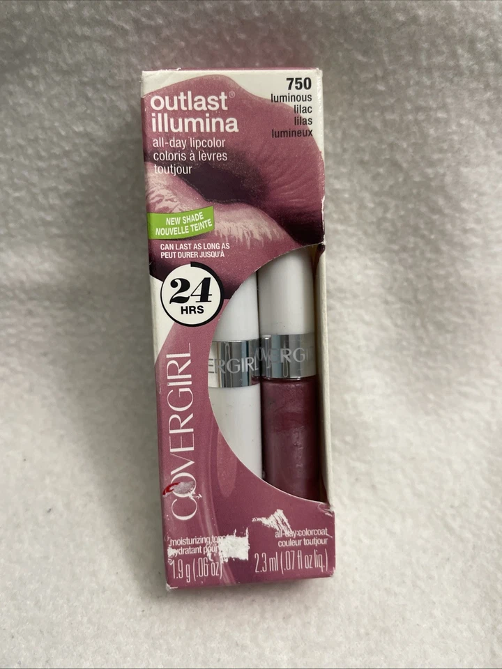 COVERGIRL Outlast Lipcolor Luminous Lilac 750 0.06 FL Oz