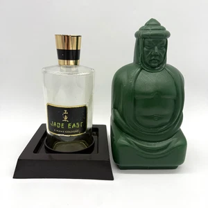 Vintage 60er Jade Ost Herren Köln grün Buddha Display & leere Flasche Set - Bild 1 von 17