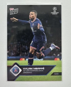 2021/22 Topps Now Champions League #83 Kylian Mbappe - PSG Paris Saint-Germain - Picture 1 of 2
