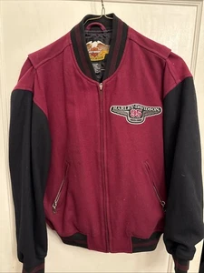 Vintage 1998 Harley Davidson Motorcycles 95th Anniversary Wool Jacket Size XS - Picture 1 of 10