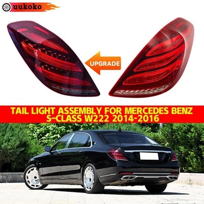 Car Rear Brake Taillight Turning Lamp For Mercedes Benz S‑Class W222 2014-2016 Foto 1 de 4