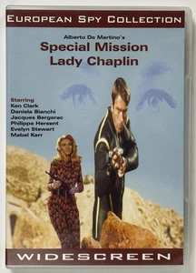SPECIAL MISSION LADY CHAPLIN (1966) DVD Agent 077 Eurospy Ken Clark RARE OOP - Picture 1 of 4