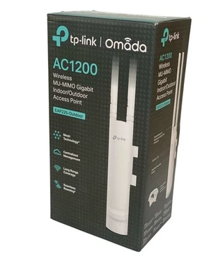 TP-Link EAP225 Outdoor AC1200 Gigabit WLAN Access Point Weiß, Für Garten & Außen - Bild 1 von 4